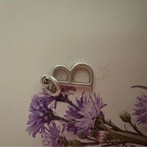 2/$10 Silver B Pendant 925 stamped hilberg and berk